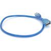Дата кабель USB 2.0 AM/AF 0.5m transparent blue Voltronic (YT-AM/AF-0,5TBL) зображення 3