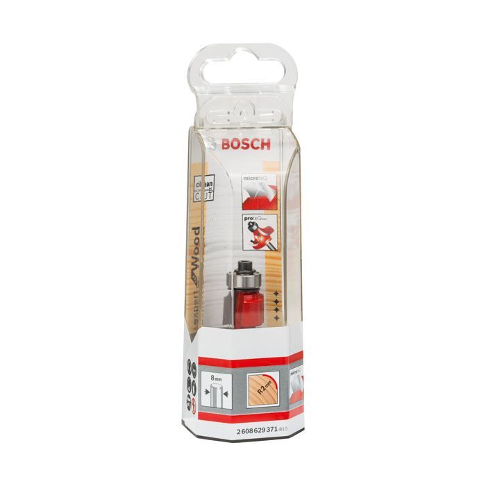 Фреза Bosch Professional карнизна Expert S8, R2, D16.7, L12.7 (2.608.629.371) зображення 2