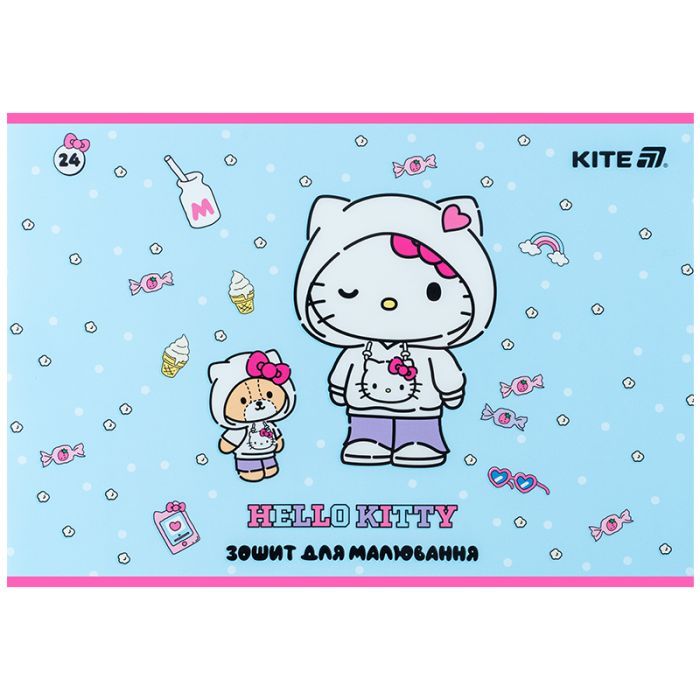 Альбом для рисования Kite Hello Kitty, 24 листа (HK25-242-1) изображение 3