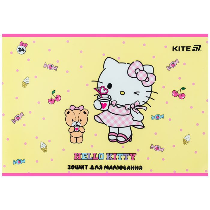 Альбом для рисования Kite Hello Kitty, 24 листа (HK25-242-1) изображение 5
