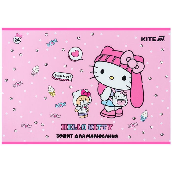 Альбом для рисования Kite Hello Kitty, 24 листа (HK25-242-1) изображение 7