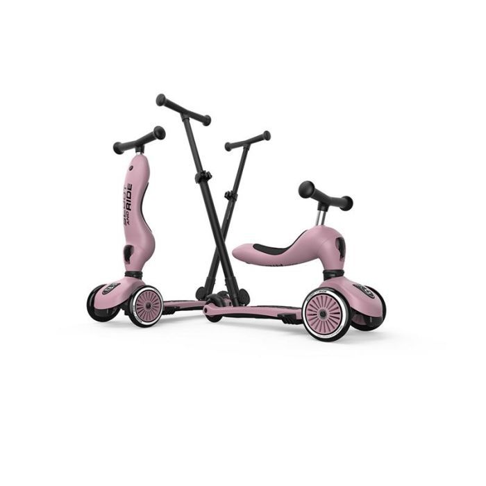 Самокат Scoot&Ride Highwaykick-1 Push and Go пастельно-бузкови (SR-240527-WILDBERRY) изображение 9