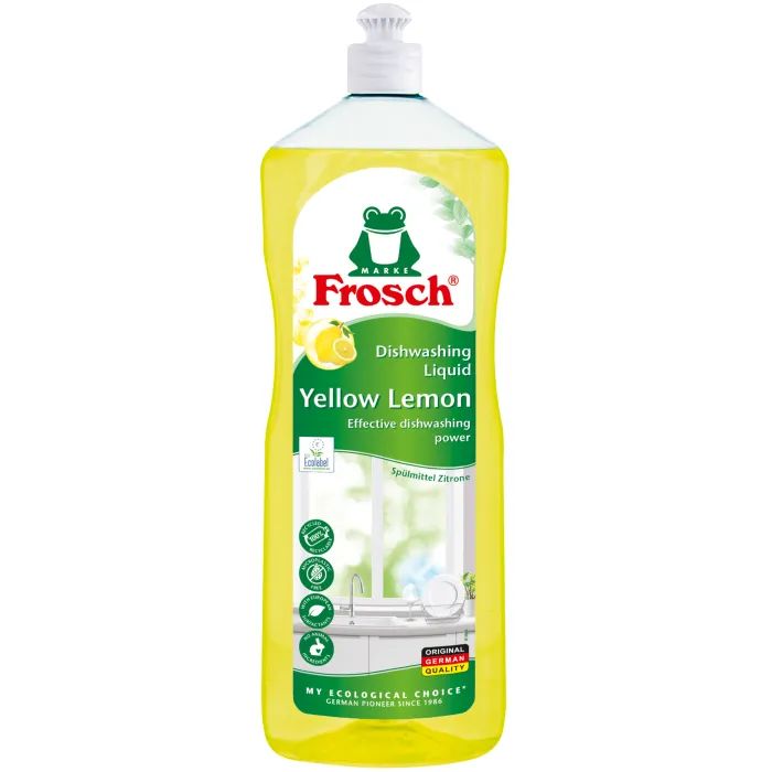Средство для ручного мытья посуды Frosch Лимон 1 л (4009175965929)