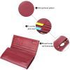 Гаманець ST Leather З натуральної шкіри Бордовий (23085) зображення 4