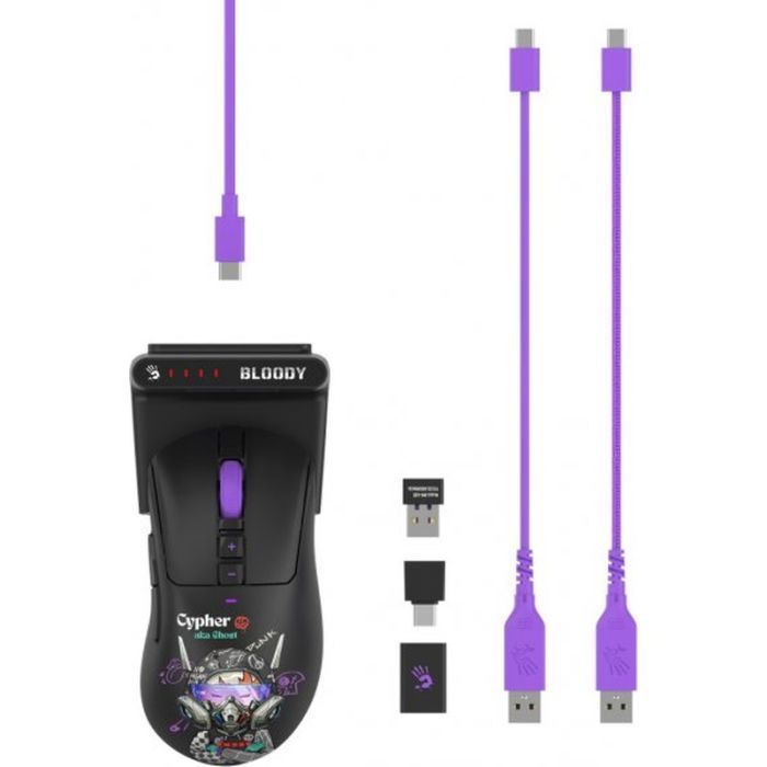 Мышка A4Tech Bloody R73 Ultra Duo Wireless Black (4711421002356) изображение 2