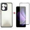 Чехол для мобильного телефона Dengos Oppo Reno13 F Case Matte + Glass (Black) (DG-KM-149)