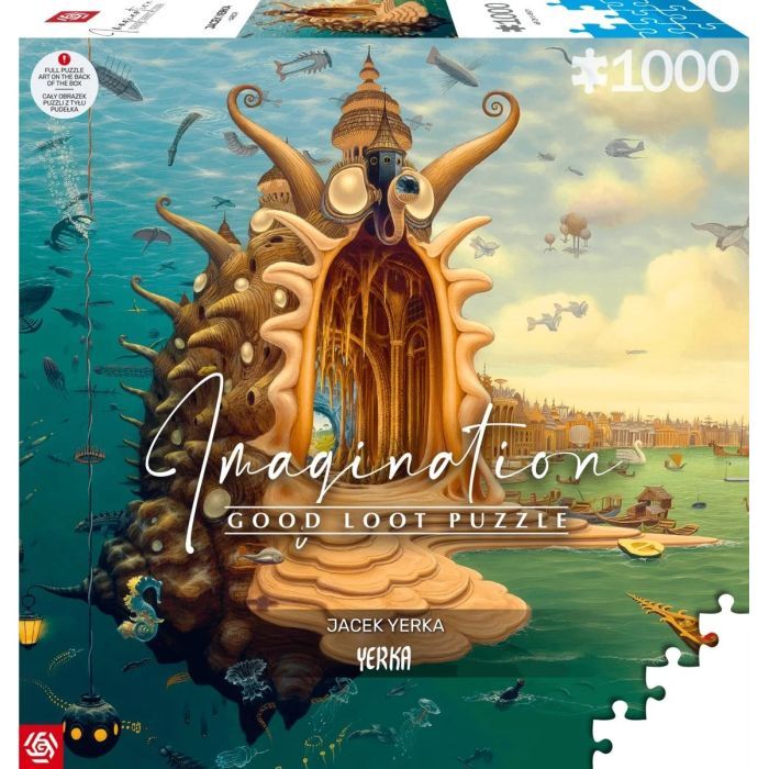 Пазл GoodLoot Imagination: Jacek Yerka Harbor 1000 эл. (5908305249351) изображение 3