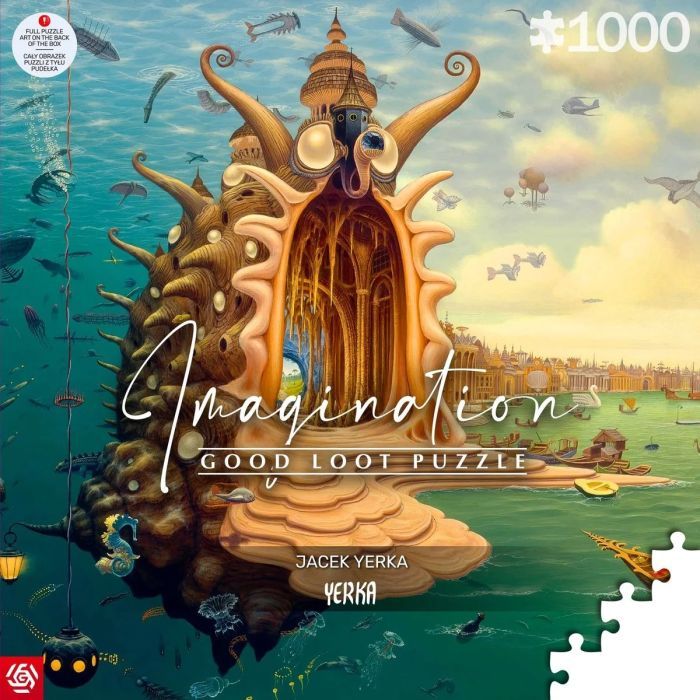 Пазл GoodLoot Imagination: Jacek Yerka Harbor 1000 эл. (5908305249351) изображение 4