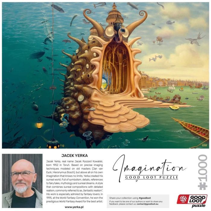 Пазл GoodLoot Imagination: Jacek Yerka Harbor 1000 эл. (5908305249351) изображение 6