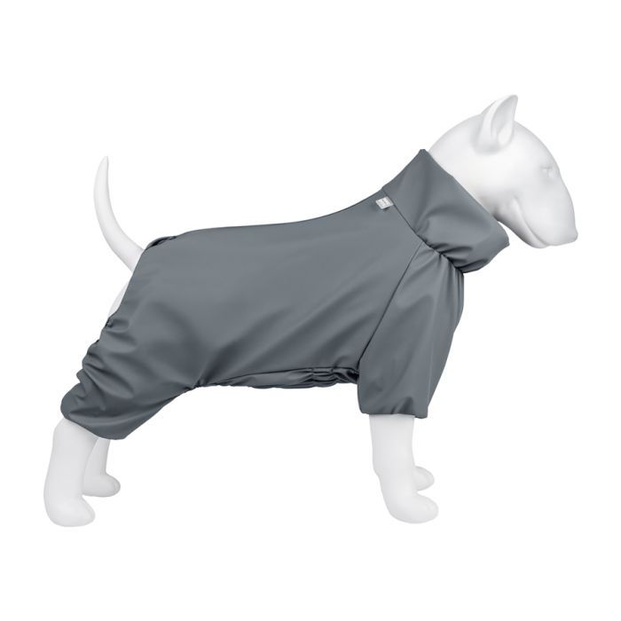 Дождевик для животных WAUDOG Clothes водонепроницаемый L50 серый (199011) изображение 3