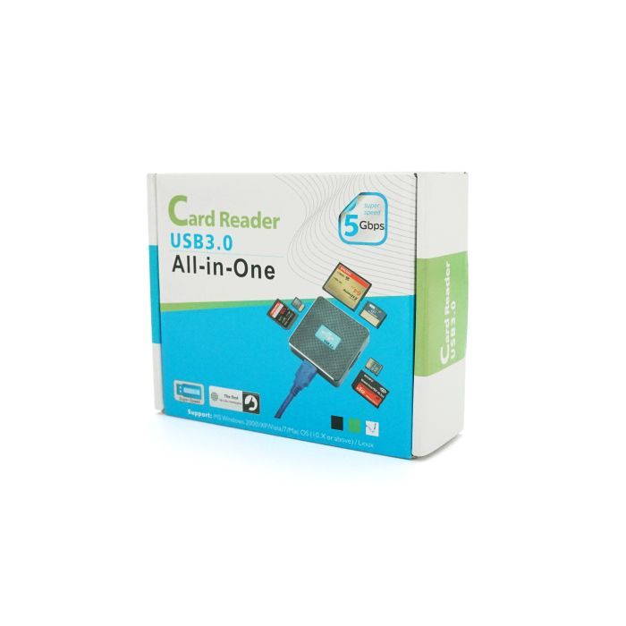 Считыватель флеш-карт Voltronic USB 3.0 to SD/MMC/MS/TF/M2 white (HDH-939W/08625)