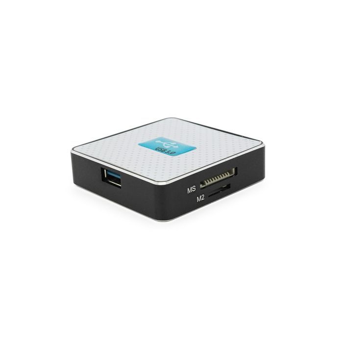 Считыватель флеш-карт Voltronic USB 3.0 to SD/MMC/MS/TF/M2 white (HDH-939W/08625) изображение 4