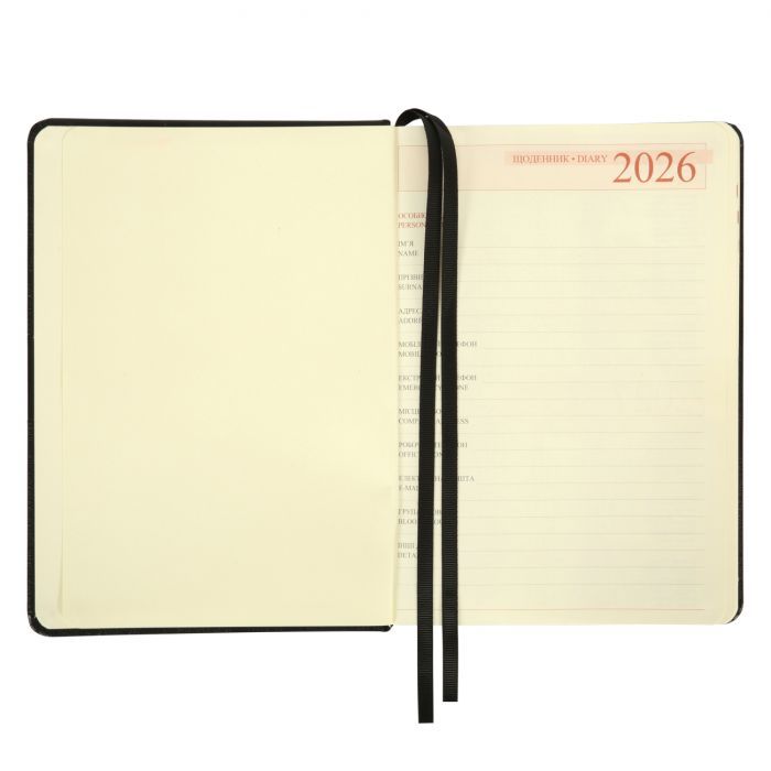 Тижневик Leo planner А5 датований 2026 "Persona", твердий, смарагдовий, 368 сторінок (252664) зображення 6