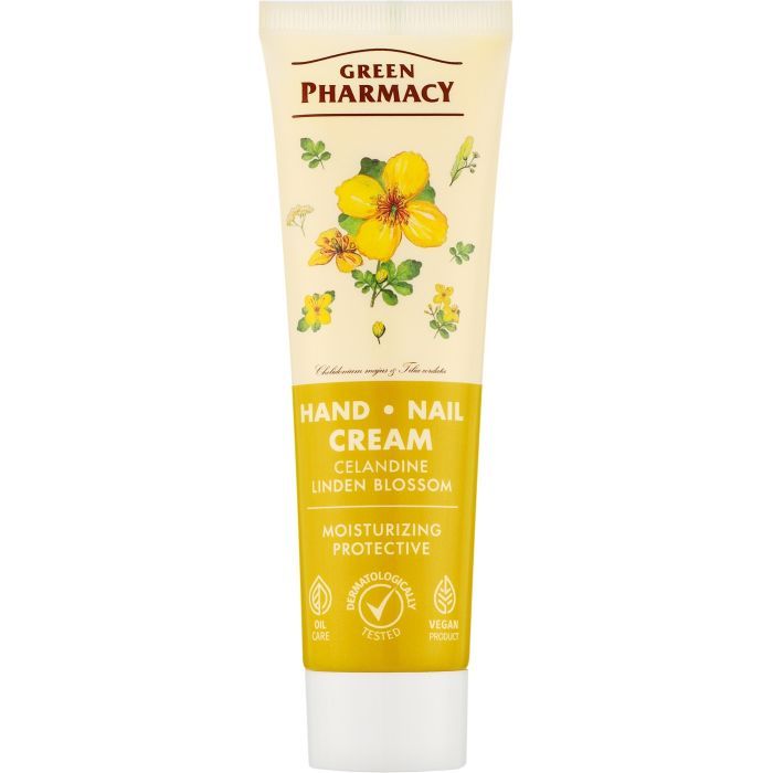 Крем для рук Green Pharmacy Чистотіл та липовий цвіт 100 мл (4823015916687)