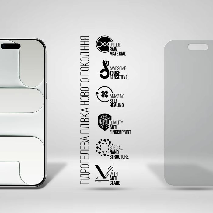 Плівка захисна Armorstandart hydrogel Matte Apple iPhone 17 Air (ARM86174) зображення 2