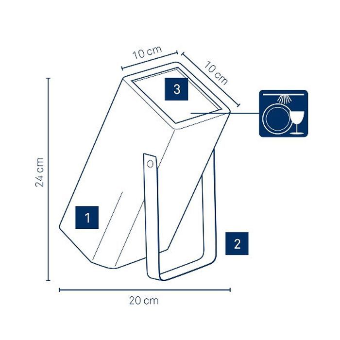 Підставка для ножів Kela Kiril 24 см (11284) зображення 2 Підставка для ножів Kela Kiril 24 см (11284) зображення 2
