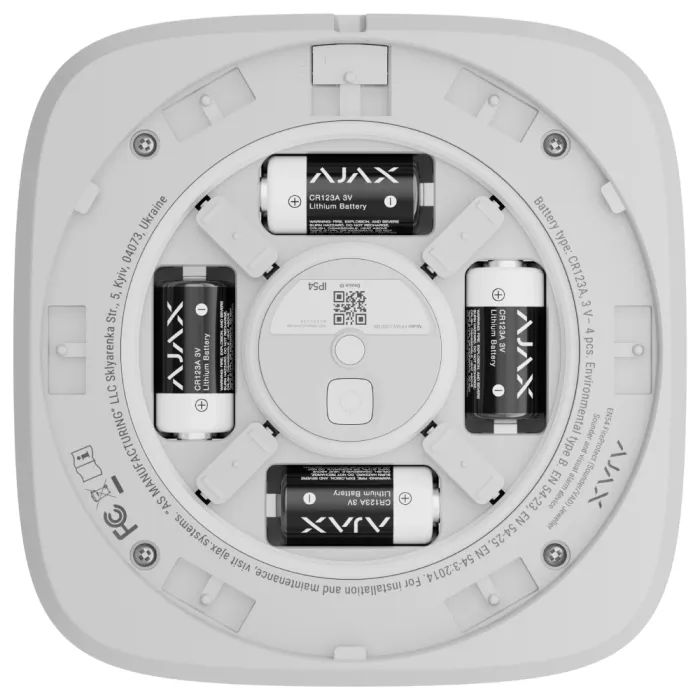 Сирена Ajax EN54 FireProtect Sounder/VAD white изображение 3