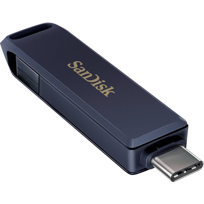 USB флеш накопичувач SanDisk 128GB Phone Drive for iPhone Metallic Sky Lightning/Type-C U (SDIXD0N-128G-GN6NE) зображення 3