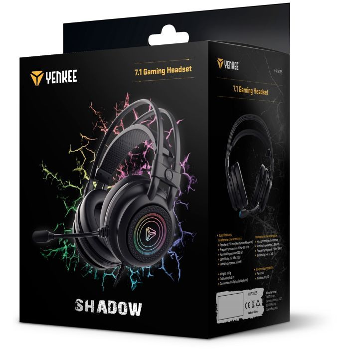 Навушники YENKEE YHP 3035 Shadow USB Black (45015553) зображення 8