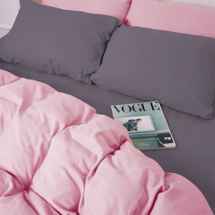 Постельное белье MirSon 001-008 Ash grey/Pink Фланель 2x143x210 Семейный (2200009660917) изображение 7