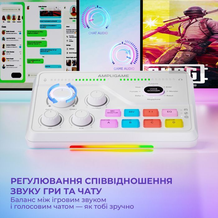 Мікшерний пульт Fifine SC8W White (SC8W) зображення 6