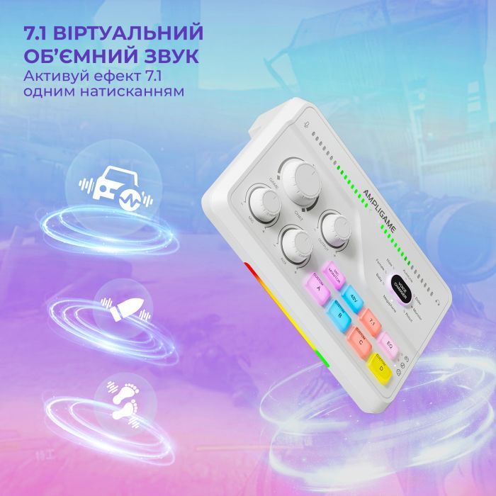 Мікшерний пульт Fifine SC8W White (SC8W) зображення 7