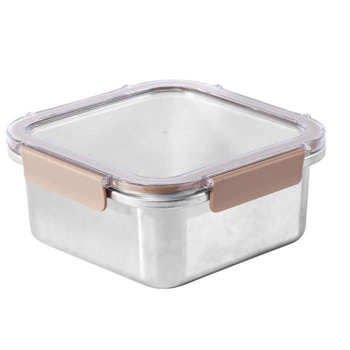 Пищевой контейнер Ringel Meyer квадратний нержавіюча сталь 1000 мл (RG-9101/1000)