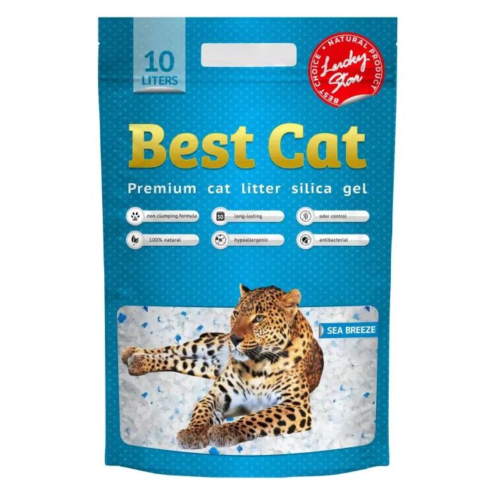 Наполнитель для туалета Best Cat Силикагелевый Blue 3.6 л (4820281500305)