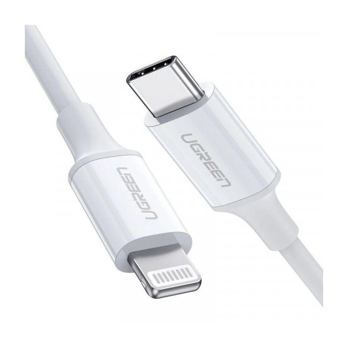 Дата кабель USB-C to Lightning 1.0m 3A US171 white UGREEN (10493) изображение 2