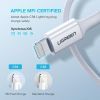Дата кабель USB-C to Lightning 1.0m 3A US171 white UGREEN (10493) изображение 4