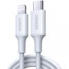 Дата кабель USB-C to Lightning 1.0m 3A US171 white UGREEN (10493)