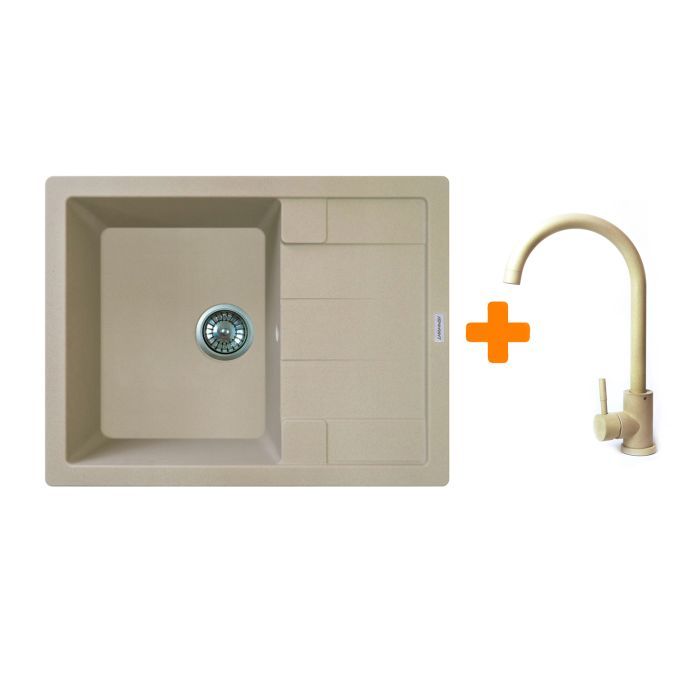Мойка кухонная Adamant Anila Сахара + змішувач (182496910302)