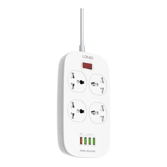 Мережевий фільтр живлення LDNIO SC4407Q 4роз. 4USB 2м (SC4407Q) зображення 3