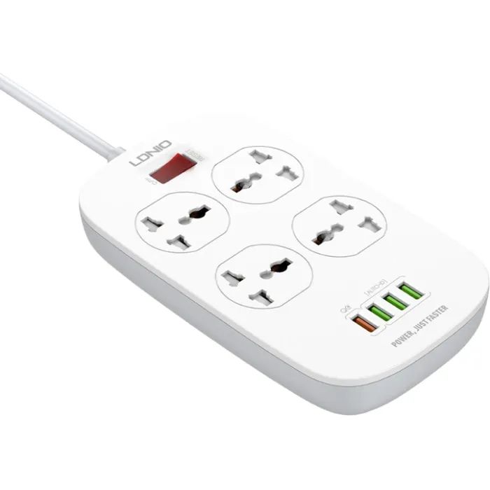 Мережевий фільтр живлення LDNIO SC4407Q 4роз. 4USB 2м (SC4407Q) зображення 5