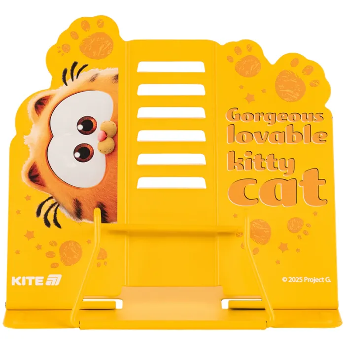 Підставка для книг Kite Garfield, металева (GF25-390) зображення 2