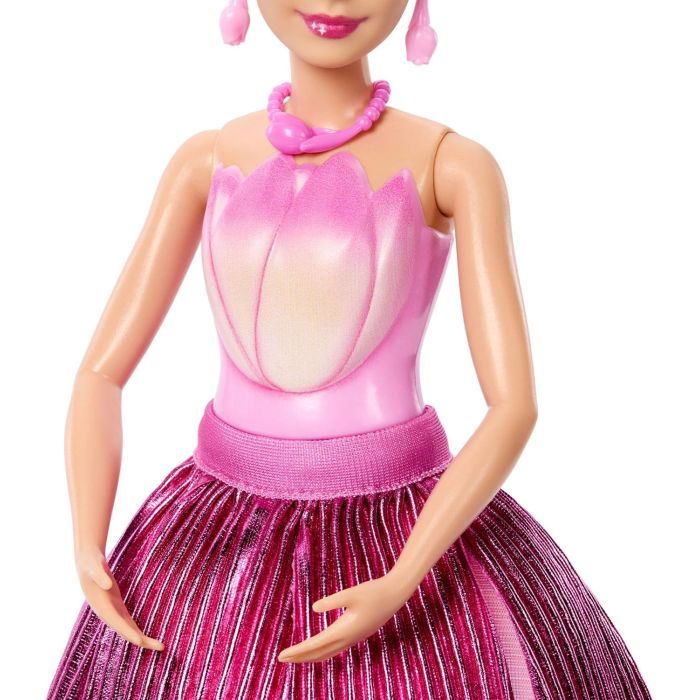 Кукла Barbie Набор-сюрприз с куклой Barbie Petal Pop Розовый тюльпан (JMF57) изображение 4
