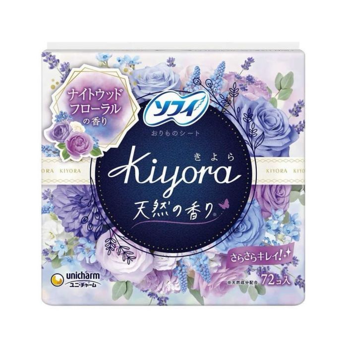 Ежедневные прокладки Unicharm Sofy Hadaomoi Kiyora Relax 72 шт (4903111322947)