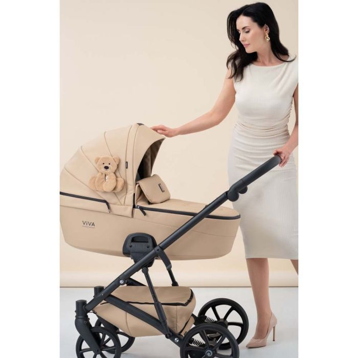 Коляска TUTIS 2 в 1 VIVA 6 plus (Teddy Creamy) (1612111) изображение 8