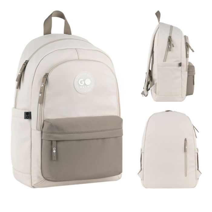 Рюкзак школьный GoPack Education Teens 141L чорний, сірий (GO26-141L-4)