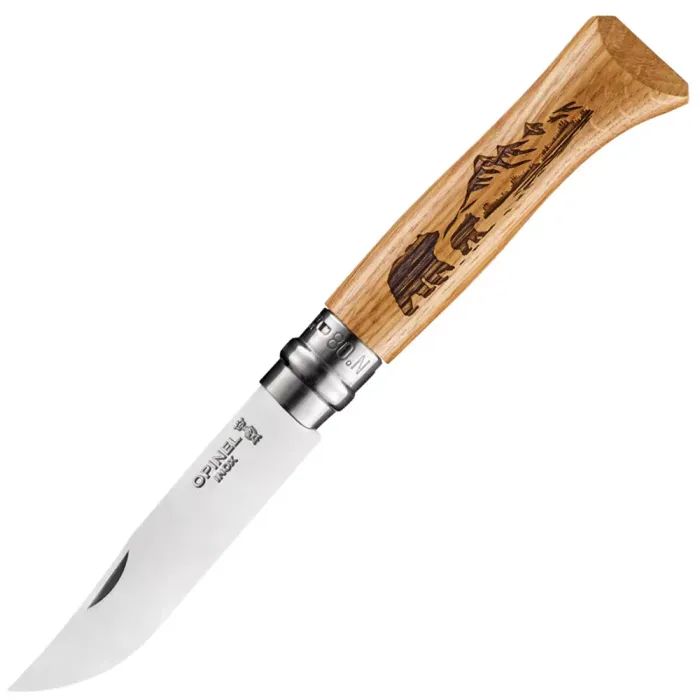 Нож Opinel 8 Animalia America Bear (002628) изображение 2