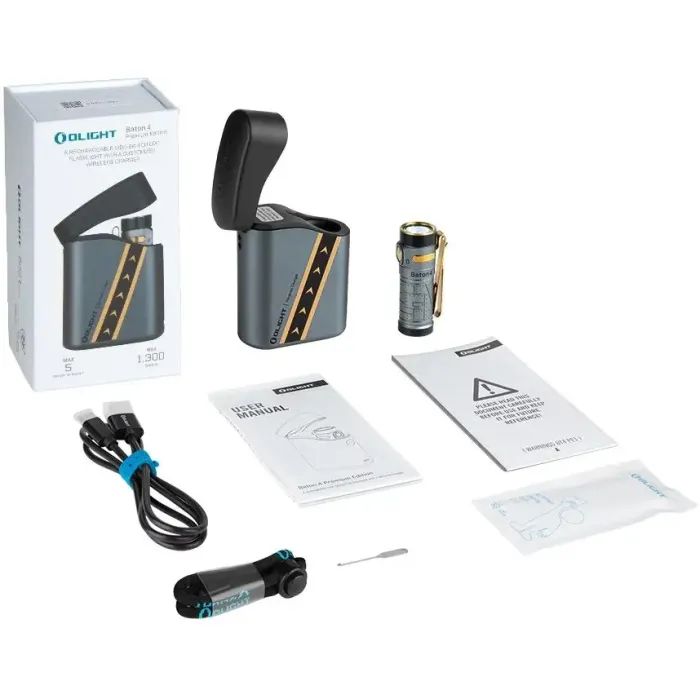 Фонарь Olight Baton 4 Premium Edition Fighter Pilot (0.0000.3078) изображение 9