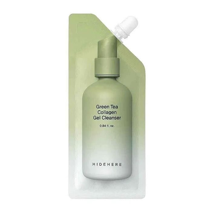 Гель для умывания Hidehere Green Tea Collagen Gel Cleanser 25 мл (8809795341068)