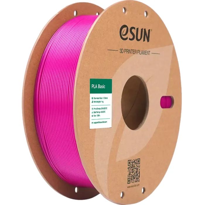 Пластик для 3D-принтера eSUN PLA BASIC 1,75mm PURPLE 1kg (PLA-BASIC175Z1P1)