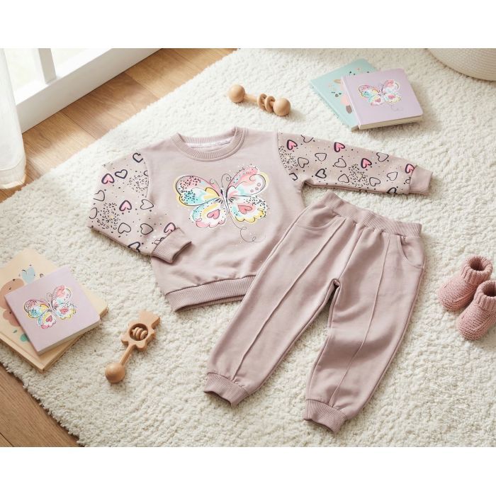 Спортивный костюм детский Breeze с бабочкой (22103-104G-beige) изображение 9