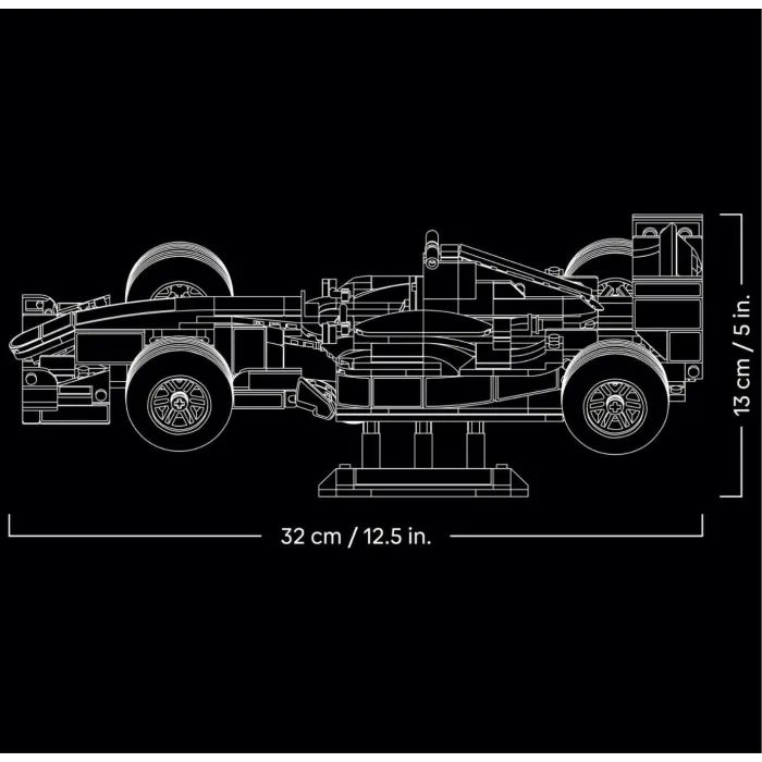 Конструктор LEGO Icons Ferrari F2004 и Майкл Шумачер (11375) изображение 10