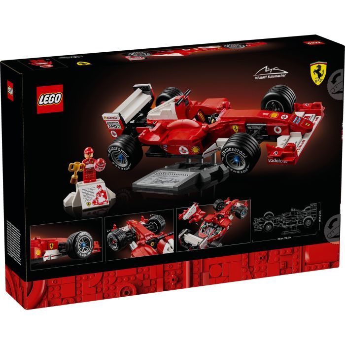 Конструктор LEGO Icons Ferrari F2004 и Майкл Шумачер (11375) изображение 11