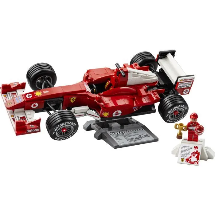 Конструктор LEGO Icons Ferrari F2004 и Майкл Шумачер (11375) изображение 3
