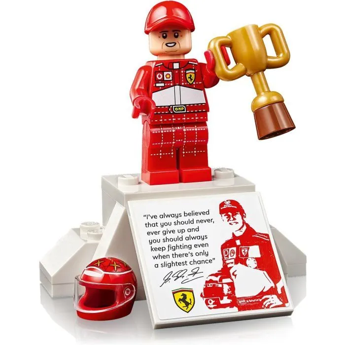 Конструктор LEGO Icons Ferrari F2004 и Майкл Шумачер (11375) изображение 6