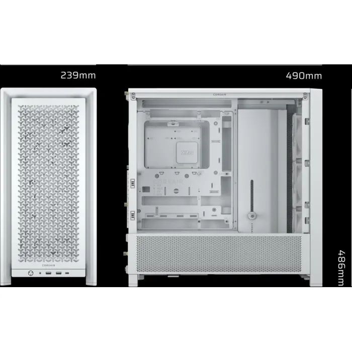 Корпус для ПК Corsair FRAME 4000D RS White (CC-9011313-WW) изображение 8