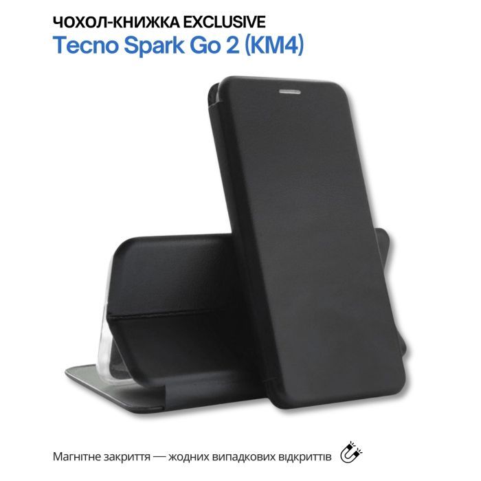 Чохол до мобільного телефона BeCover Exclusive Tecno Spark Go 2 (KM4) Black (715006) зображення 6